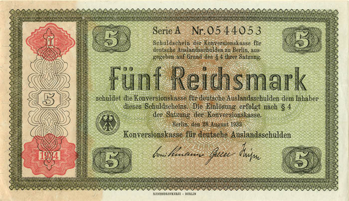 Germany P-207 - Foreign Paper Money